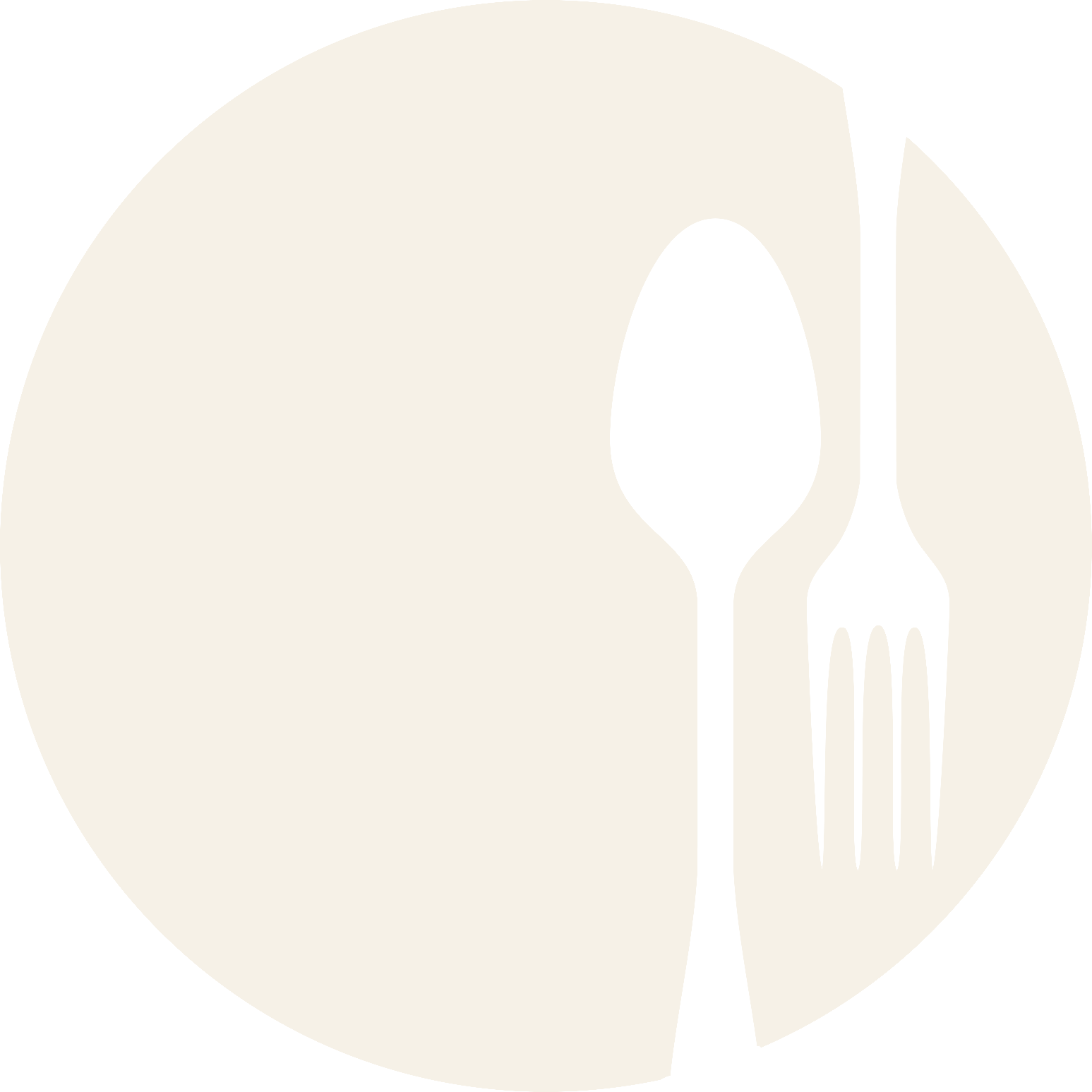 Logo La Dolce Vita : une assiette, une cuillère et une fourchette